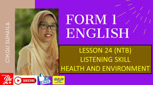 Thus, i would simply say that 'after' is. Form 1 Lesson 24 Ntb Listening Skill Theme Health And Environment Youtube