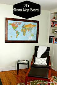 Diy Travel Map Travel Map Diy Travel Diy World Map With Pins