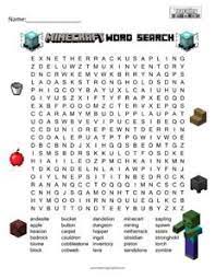 teaching squared has the best collection of word search puzzles online we ll keep adding more a minecraft printables minecraft worksheets minecraft activities