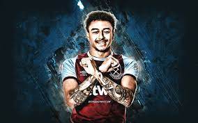 Jesse ellis lingard is an english professional footballer who plays as an attacking midfielder or as a winger for premier league club west ham united, on loan from. Download Wallpapers Jesse Lingard West Ham United Fc English Footballer Midfielder Portrait Blue Stone Background Premier League England Football For Desktop Free Pictures For Desktop Free