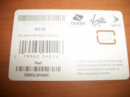 This operation, very easy to perform, allows you to use your smartphone (or tablet) with all sim cards. Sprint Boost Virgin Mobile Nano Sim Card Iccid Simglw446c For Sale Online Ebay