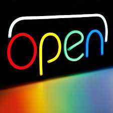Torchstar Led Open Neon Sign Light For Restaurant Walmart Com In 2020 Neon Signs Neon Light Signs Business Signs