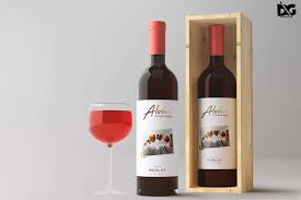 Download Free Open Box Wine Label Mockup Labelmockup Winelabel Winelabelmockup Winemockup Bottlemockup Wine Box Wine Club Gift Wine Delivery