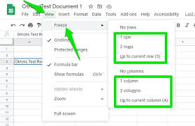 At the top, click view freeze. How To Freeze A Row Or Column In Google Sheets Desktop And Mobile App Laptrinhx
