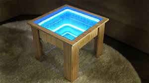 Gb the subject of our auction is:white (mat) illuminated table 3d 150 led multicolor even better effect of infinite depth. How To Make Infinity Mirror Coffee Table Diy Table Youtube