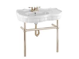white console sink porcelain southern