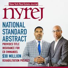 9 a review determined that the company made the required annual filings, as registrant, pursuant to article 15 of the new york insurance law and department regulation 52. National Standard Abstract Provides Title Insurance For Cb Emmanuel 30 Million Rehabilitation Project National Standard Abstract
