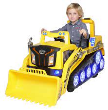 Diese bagger sind für größere kinder gedacht die mit einer fernsteuerung umgehen können. Quadfactory Bottrop Kinder Elektro Radlader D2810 Gelb