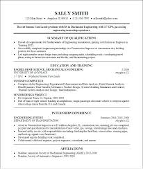 Sample College Resumes Mock Resume For Students Sample Resume ...