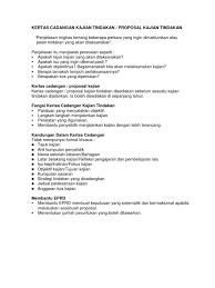 Bagian kajian teori dalam proposal kualitatif yaitu bagian yang menjelaskan teori teori yang digunakan untuk 2) pelaksanaan tindakan. Proposal