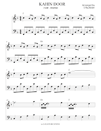 Mukesh Hits Kahin Door Piano Notes In Western Format With Treble And Base Lyrics Chords And Full Music Sheet Music Saxophone Sheet Music Violin Sheet Music Jana gana manaα is the national anthem of india. mukesh hits kahin door piano notes in