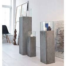 Windlichtsaule Beton Optik Windlichter Kerzenstander Windlichter Dekoration Dekor Selbermachen Beton Windlicht