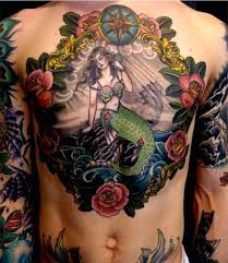 This aztec style skull tattoo design is small in size and it can be moved from chest to shoulder or thigh. Top 144 Chest Tattoos For Men