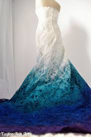 Studio Dress Gallery Peacock Wedding Dresses Dip Dye Wedding Dress Wedding Dress Crafts