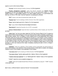 Your professional property management company providing professional property management services for the past 25 years in the greater. Asset Management Agreement Dated As Of May 31 2018 Between Spirit Mta