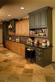 What To Do With Oak Cabinets Home Kitchens Kitchen Flooring Updating Oak Cabinets