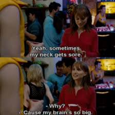 Yeah Sometimes My Neck Gets Sore Cause My Brain S So Big No Strings Attached Quote Movie Funny Frases De Peliculas Pelis Peliculas