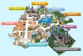 Map of osaka area hotels: Universal Studios Japan In Osaka Jrailpass