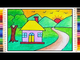 How To Draw Simple Scenery For Beginners Village Drawing With Oil Pastel Step By Step Ø¯ÛØ¯Ø¦Ù Dideo How do i find enough actors if i'm just a kid? village drawing with oil pastel step by