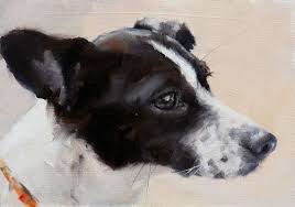 Black And White Sheepdog Breeds Black And White Jack Russell Terrier Mix Profile By Hartart13 185 00 Dog Art Dog Paintings Dog Breeds Little