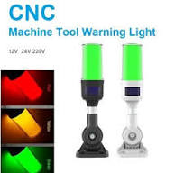 NEW CNC LED Tri-Color Warning Lights Equipment Tower Light Signal Light 24V  220V | eBay