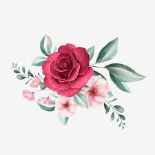 Cute Floral Arrangement For Wedding Or Greeting Card Element Png And Psd Em 2020 Estampas Florais Vintage Aquarela Floral Estampas Florais