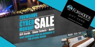 Get free gift cards and cash for taking paid online surveys and free trial offers. Foxwoods Cyber Monday Sale At Foxwoods Resort Casino November 27 2017 Ctpost