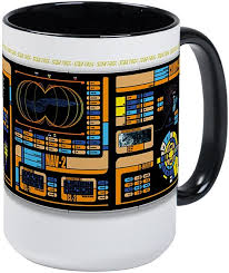 Cafepress Star Trek Lcars Large Mug Coffee Mug Large 15 Oz White Coffee Cup Amazon Co Uk Kitchen Home In 2020 Unique Coffee Mugs Mugs White Coffee Cups