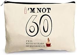 Most ideal birthday presents to get your mom. Amazon Com Funny Gifts For Women Queen Is 60 60th Birthday Gifts For Women Boss Wife Mother Daughter Makeup Bag Milestone Birthday Gift For Her Presents For Turning Sixty And Fabulous 7 8 X