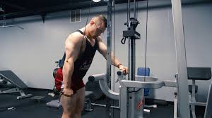 Attach a straight bar on a high pulley in your gym. Cable Single Arm Pushdown Youtube