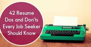An effective resume objective powerfully and succinctly spells out who you are (in terms of your work experience) and where you're looking to go in your career. Resume Dos And Don Ts Resume Tips The Muse