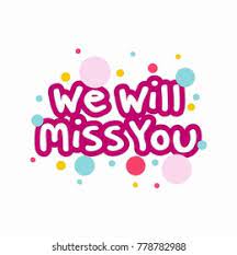 Use these free we will miss you clip art for your personal projects or designs. Farewell Party We Will Miss You Stock Vector Royalty Free 778782988