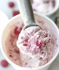 There's nothing like a big bowl of ice cream on a hot summer day. Fresh Raspberry Homemade Ice Cream 5 Boys Baker