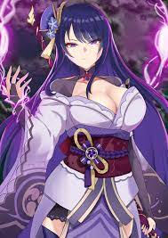 The devastation that once swept the land has finally ceased. Baal Genshin Impact Image 3374915 Zerochan Anime Image Board