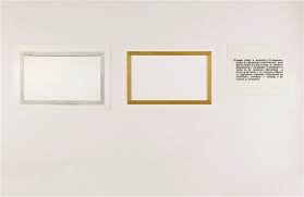 Artwork By Joseph Kosuth One And Three Frames Made Of Photograph Joseph Kosuth Frame Conceptual Art