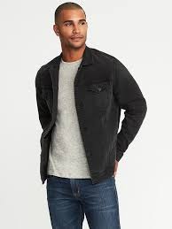 Built In Flex Black Denim Jacket For Men Black Denim Jacket Men Denim Jacket Men Mens Jackets