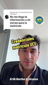 Detalles sobre la matrícula Universidad Central del Ecuador