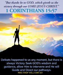 The Shepherd&#39;s Care Ministry - &quot;But thanks be to GOD, which giveth us the  victory through our LORD JESUS CHRIST.&quot; 1 CORINTHIANS 15:57 (KJV) In any  circumstance of our life, let GOD&#39;s