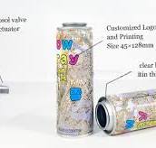 Wholesale OEM 45x128mm & 52x130mm Snow Spray Aerosol Tin Can ...