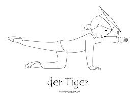 Kinderyoga Ausmalbild Tiger Yolanda Yoga Fur Kinder Kinderyoga Ubungen Bewegung Fur Kinder