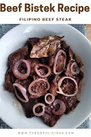 Beef Bistek Tagalog Recipe The Odehlicious Recipe Recipes Beef Recipes Easy Beef Recipes