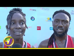 Kemar Leslie & Hannah Charles Win Male and Female Section of ICWI Pink Run  5K