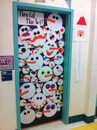 Diy fingerprint christmas tree light craft for kids! Holiday Door Decorating Contest Apex Elementary Art Christmas Classroom Door Christmas Classroom School Door Decorations