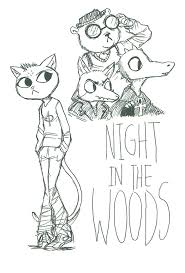 Nitw Fanart Go Look At Game Is Good Penciw Night In The Wood Sketches Character Design