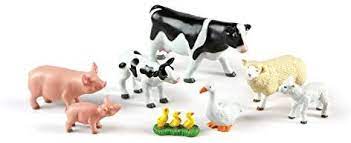 Amazon Com Learning Resources Jumbo Farm Animals Mommas And Babies Toy Set 8 Pieces Ages 2 Multi Color Toys In 2020 Farm Animal Toys Baby Toy Set Farm Animals
