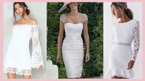A pesar de la abundancia de estilos, modas, accesorios para. Vestidos De Moda 2020 2021 De Boda Cortos Para Ceremonia Civil Tendencias De Moda Mujer De Novias Youtube