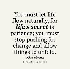 Let Life Flow That S Another Story