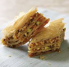 Apricot Pistachio Baklava With Orange Cardamom Syrup Decadent Baklava Recipe Food Pistachio Baklava