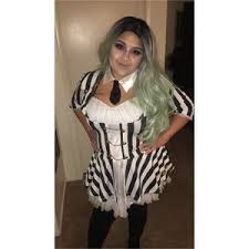 Beetlejuice halloween costume halloween costumes women scary looks halloween plus size halloween fete halloween creative halloween costumes. Dresses Beetlejuice Costume With Wig Poshmark