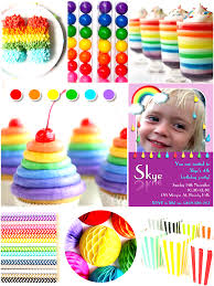 What did the kids do at the rainbow party? April Showers Rainbow Birthday Party Ideas Party Ideas Party Printables Blog